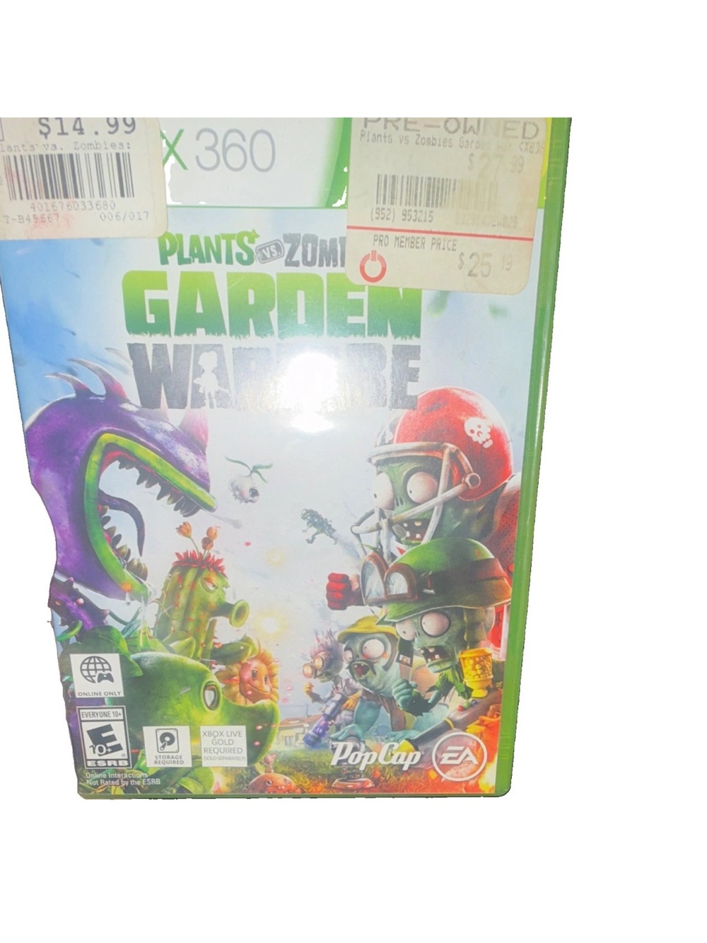 EA Plants vs. Zombies: Garden Warfare - Green Xbox 360 Game